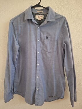 Original Penguin Light Blue Button-Down Dress Shirt